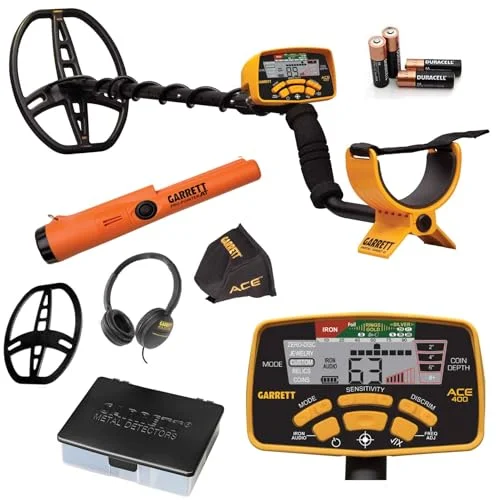 Garrett ACE400 Metal Detector and Pro-Pointer Bundle - Rank 4 in Best Metal Detectors of 2025