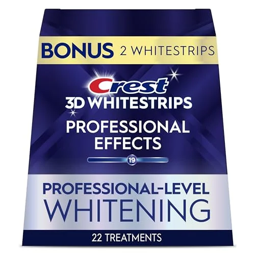 Crest 3D Whitestrips Professional Effects Teeth Whitening Kit - Rank 9 in Best Teeth Whitening of 2025
