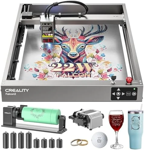 CREALITY FALCON 22W Laser Engraver and Cutter - Rank 3 in Best Laser Engraver of 2025