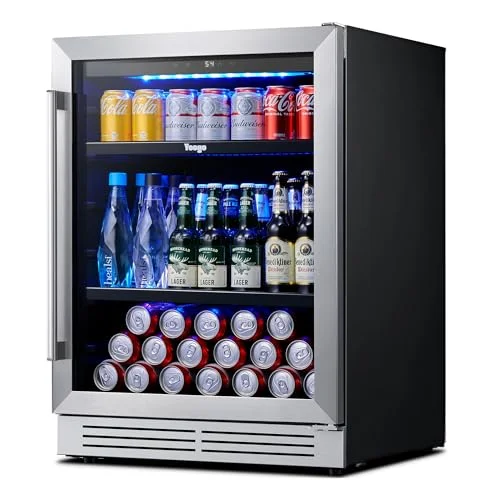 Yeego 24" Beverage Refrigerator Cooler - Rank 5 in Best Under Counter Refrigerator of 2025