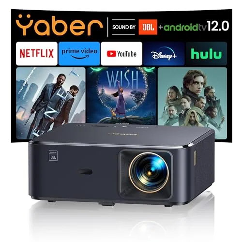 YABER K2s 4K Android TV Projector - Rank 4 in Best Projectors of 2025