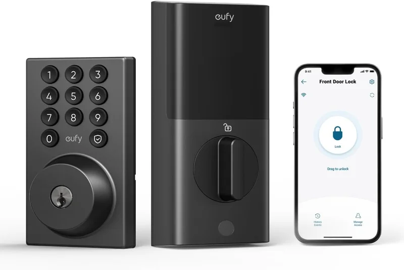 Eufy Security Smart Lock C30 WiFi Deadbolt - Rank 8 in Best Smart Locks of 2025