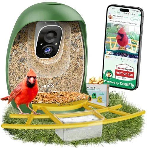 HIXX Smart Bird Feeder with Camera - Rank 7 in Bird Camera Feeders