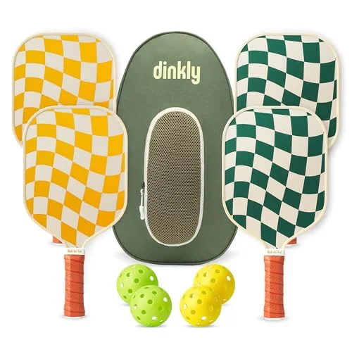 Dinkly Pickleball Set - Wave Check - Rank 6 in Best Pickleball Paddles of 2025