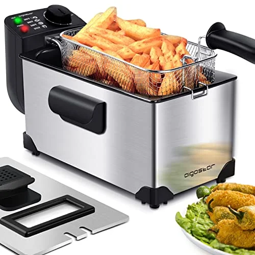 Aigostar Deep Fryer 3L 1650W - Rank 8 in Best Deep Fryers of 2025