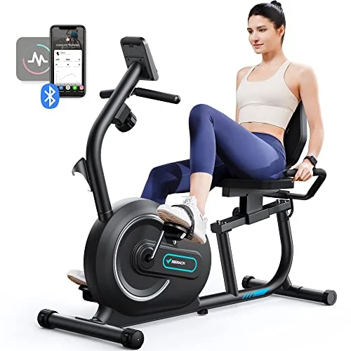 MERACH S08 Smart Bluetooth Recumbent Exercise Bike - Rank 6 in Best Exercise Bikes For Seniors of 2025