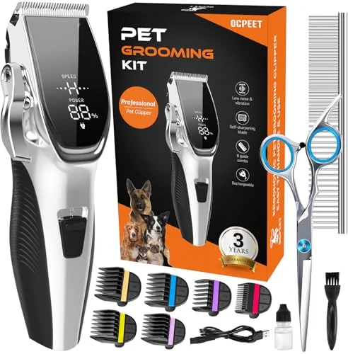 OCPEET Cordless Dog Grooming Kit - Rank 7 in Best Dog Grooming Kit of 2025