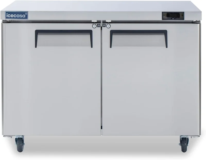 ICECASA 48" Worktop Undercounter Refrigerator - Rank 8 in Best Under Counter Refrigerator of 2025
