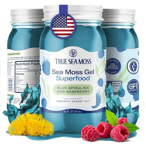 TrueSeaMoss Wildcrafted Irish Sea Moss Gel - Rank 6 in Best Blue Spirulina of 2025