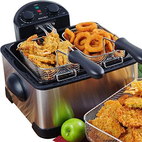Secura Stainless Steel Electric Deep Fryer - Rank 9 in Best Deep Fryers of 2025