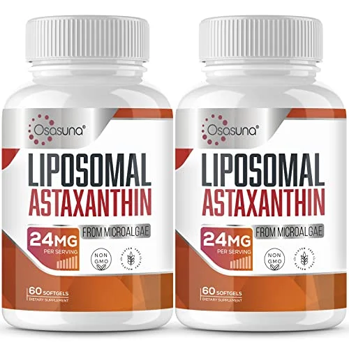 Osasuna Liposomal Astaxanthin 24MG Supplement - Rank 8 in Best Astaxanthin of 2025