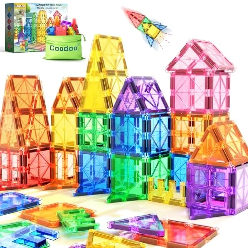 Magnetic Tiles Starter Set for Kids - Rank 3 in Best Magnetic Tiles of 2025