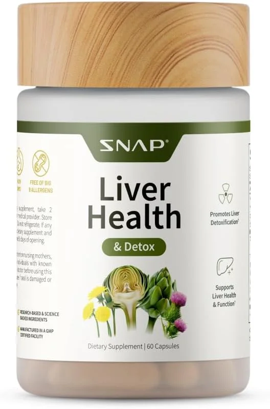 Snap Supplements Liver Health Support - Rank 5 in Best Liver Supplement of 2025