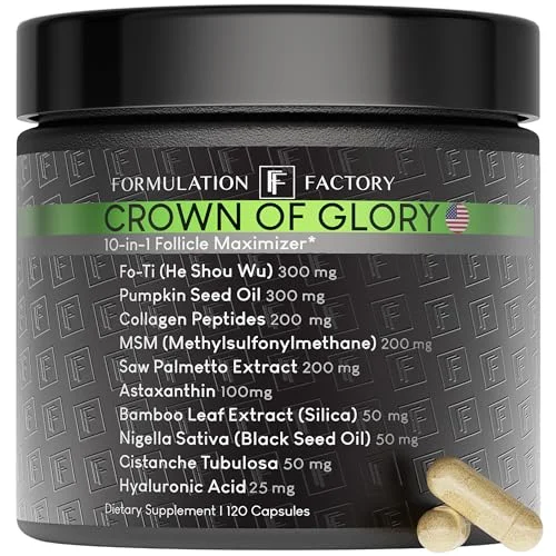 Crown of Glory Hair Growth Maximizer - Rank 2 in Best Hair Growth Supplements of 2025