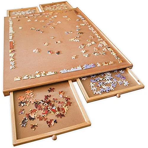 Bits and Pieces Wooden Jigsaw Puzzle Plateau - Rank 6 in Best Puzzle Table of 2025