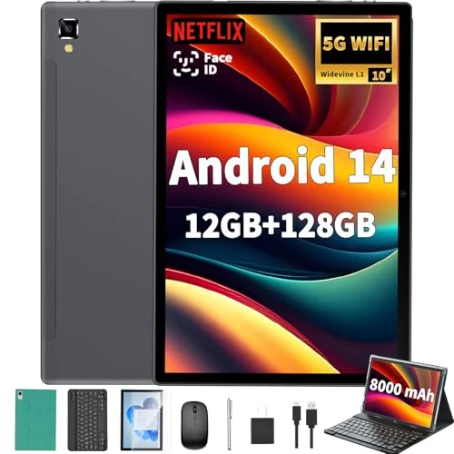 YOBANSE Android 14 Tablet with Keyboard - Rank 9 in Best Tablet Pc of 2025