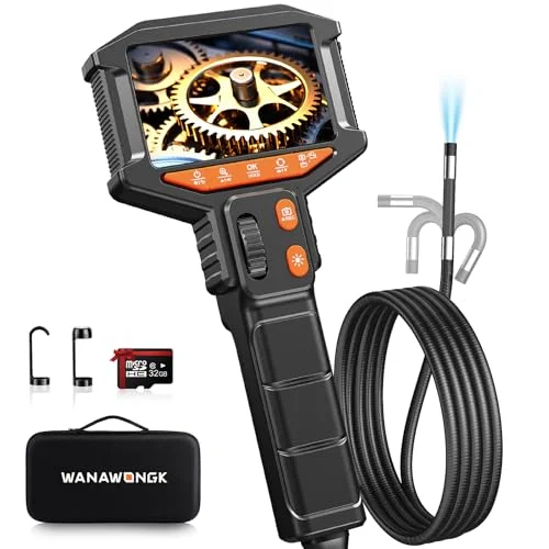 WANAWONG K Two-Way Articulating Borescope Camera - Rank 4 in Best Industrial Endoscope of 2025