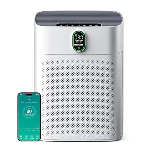 MORENTO Smart Air Purifier with HEPA Filter - Rank 9 in Best Pet Air Purifier of 2025