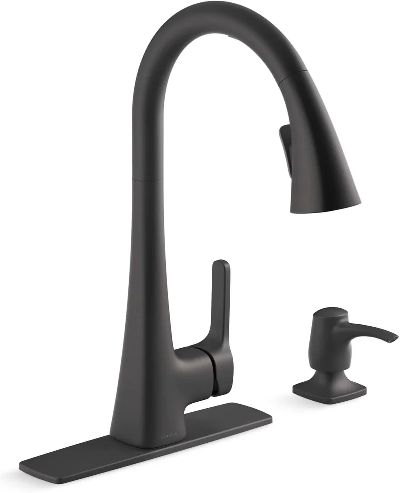 Kohler Maxton Touchless Kitchen Faucet with Dispenser - Rank 6 in Best Touchless Kitchen Faucet of 2025