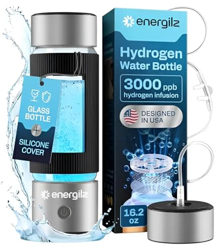 ENERGILZ Hydrogen Water Bottle 16 oz - Rank 10 in Best Gary Brecka Hydrogen Water Bottle of 2025