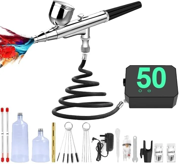 MADETEC Airbrush Kit with Compressor - Rank 6 in Best Airbrush of 2025