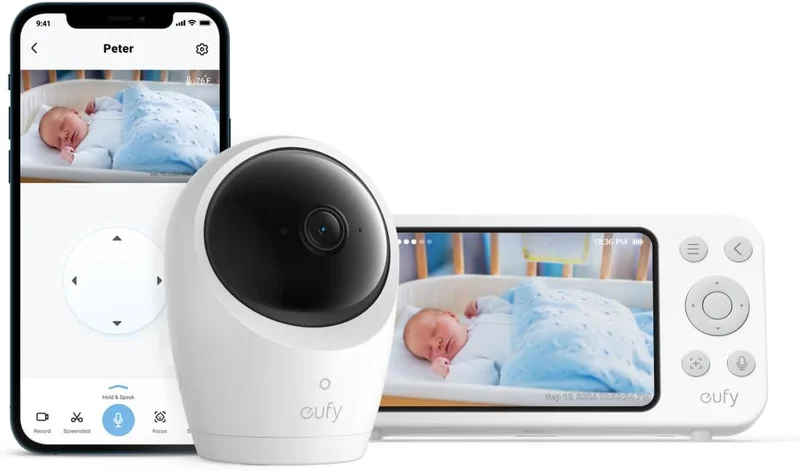 Eufy Security Baby Monitor E20 2K Camera - Rank 5 in Best Baby Monitor No Wifi of 2025