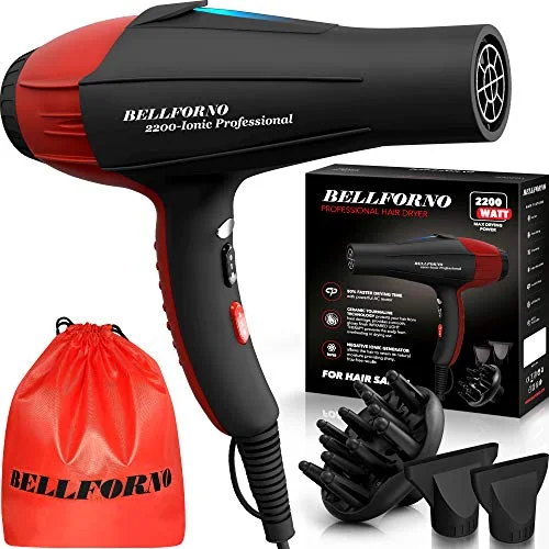 Bellforno Ionic Salon Hair Dryer 2200W - Rank 9 in Hair Dryers