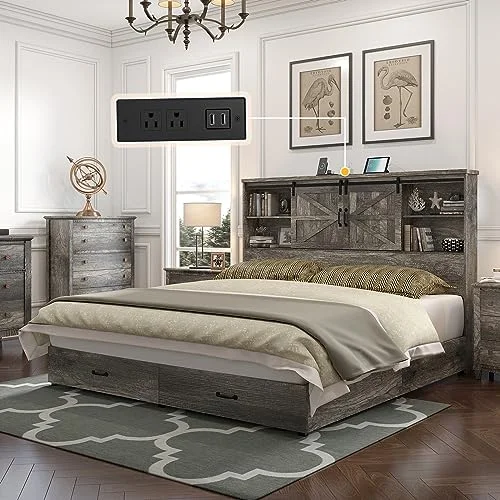 HOWE King Size Wood Platform Bed Frame - Rank 5 in Best Beds of 2025