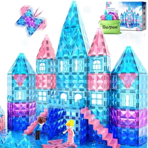 Magnetic Tiles Princess Castle Building Set - Rank 10 in Best Magnetic Tiles of 2025