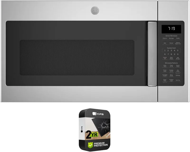 GE JVM7195SKSS 1.9 Cu. Ft. Over-the-Range Microwave Stainless Steel Bundle - Rank 4 in Best General Electric Microwave of 2025
