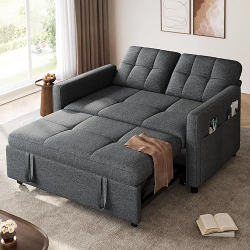 YITAHOME Convertible Sofa Bed, Grey - Rank 7 in Best Reclining Bed of 2025