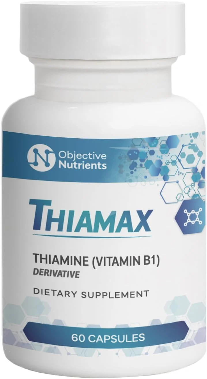 Objective Nutrients Thiamax Vitamin B1 100mg - Rank 10 in Best Thiamine of 2025