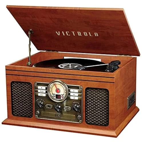 Victrola Nostalgic 6-in-1 Multimedia Center - Rank 2 in Record Players of 2025