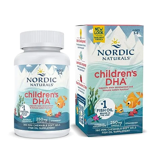 Nordic Naturals Children's DHA Strawberry Soft Gels - Rank 7 in Best Dha For Kids of 2025