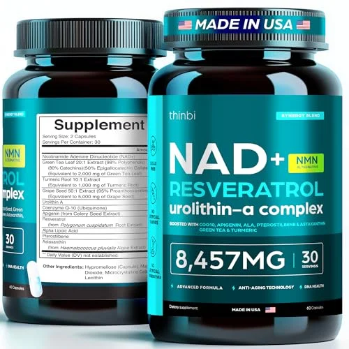 NAD Supplement Extra Strength Liposomal NAD+ 30-Day Supply - Rank 4 in Best Nmn Supplement of 2025