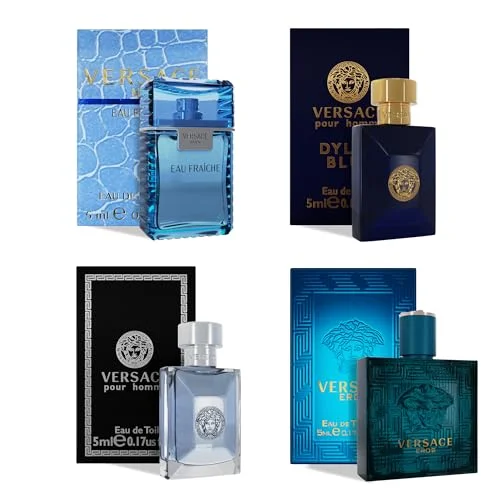 Versace Men's Cologne Miniature Set - Rank 5 in Best Cologne For Men of 2025