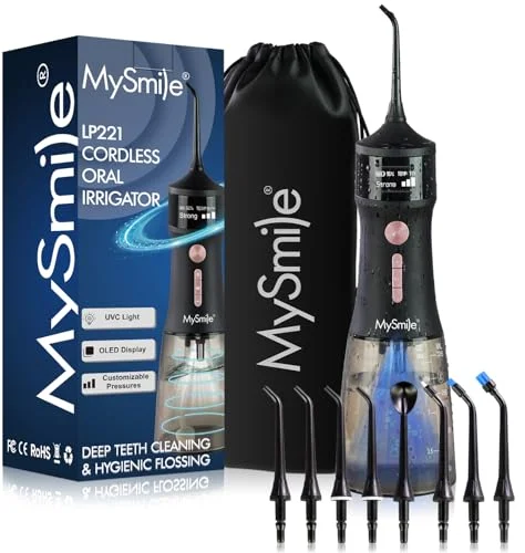 MySmile LP221 Midnight Black Water Flosser - Rank 3 in Best Water Flosser of 2025