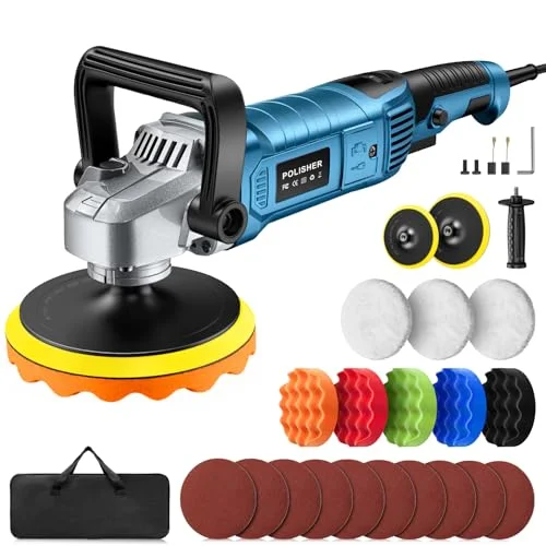 Orgpek 1600W Rotary Polisher Kit - Rank 5 in Best Auto Buffer of 2025