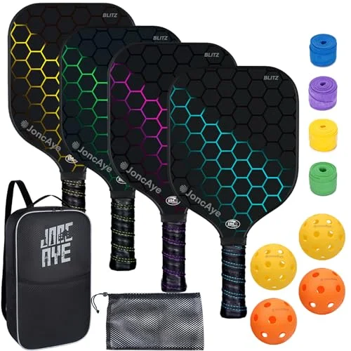 JoncAye Pickleball Paddle Set for Adults and Kids - Rank 2 in Best Pickleball Paddles of 2025