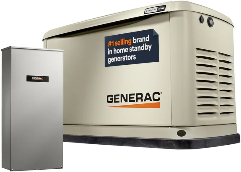 Generac 7172 Guardian 10kW Home Standby Generator - Rank 4 in Best Backup Generator of 2025