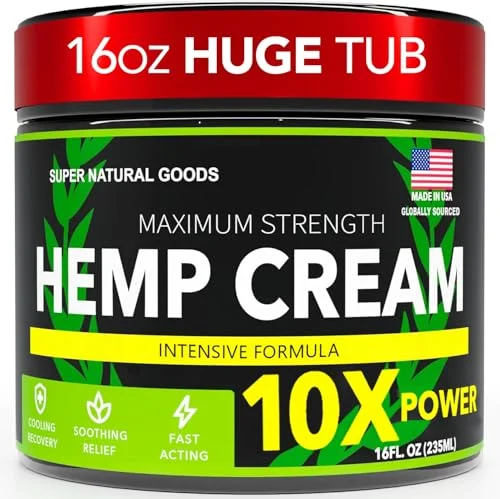 Hemp Cream Maximum Strength Pain Relief - Rank 4 in Best Pain Relief Cream of 2025