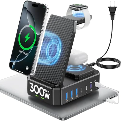 300W Apple Multi-Device Charging Station - Rank 2 in Best Iphone Charging Station of 2025