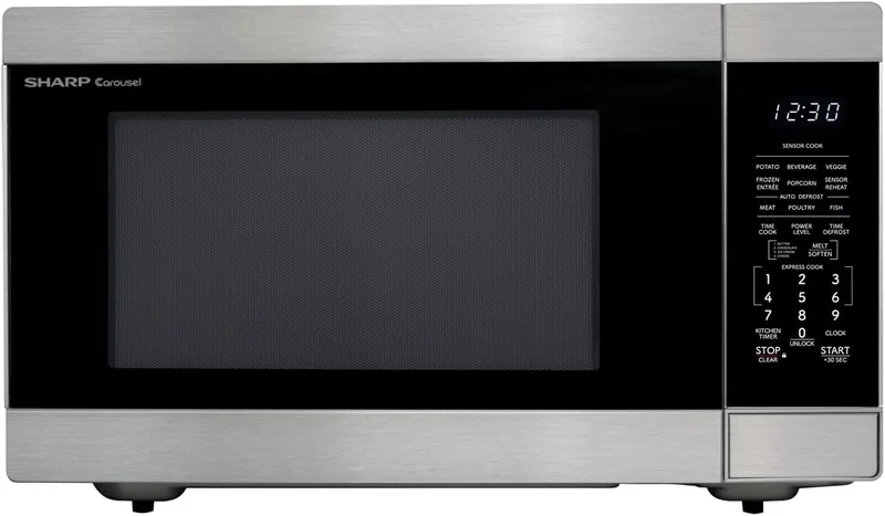 SHARP ZSMC2266KS 2.2 CuFt Countertop Microwave - Rank 8 in Best Countertop Microwave of 2025