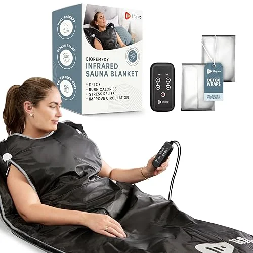 LifePro Portable Infrared Sauna Blanket - Large Black - Rank 10 in Best Portable Sauna of 2025