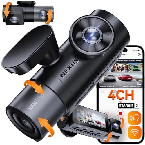 VANTRUE N5 4 Channel WiFi Dash Cam - Rank 8 in Best Dash Cam For Car of 2025