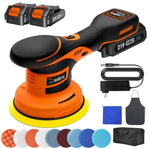 Daakro 21V Cordless Buffer Polisher Kit - Rank 6 in Best Auto Buffer of 2025