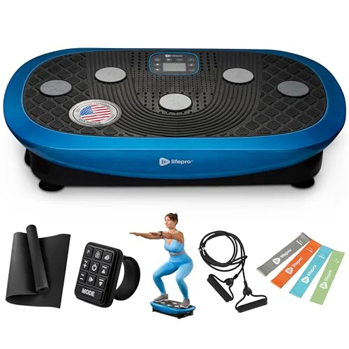 LifePro Rumblex Plus 4D Vibration Plate Blue - Rank 5 in Best Merach Vibration Plate of 2025