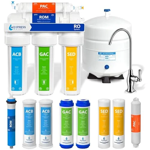 Express Water RO5DX Reverse Osmosis Filtration System - Rank 10 in Best Under Sink Water Filter System of 2025