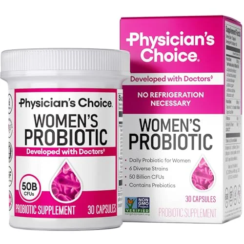 Physician's CHOICE Probiotics for Women - 50 Billion CFU - Rank 6 in Best Olly Probiotic of 2025