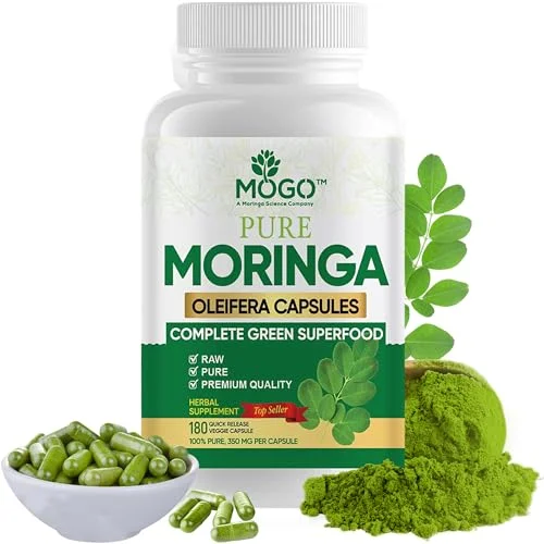 MOGO Organic Moringa Powder Supplement - Rank 6 in Moringa Supplements
